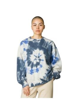 Style & Co. Blue and White Tie-Dye Long sleeve Sweatshirt